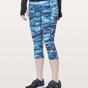 Lululemon fast n free crop legging, size 6